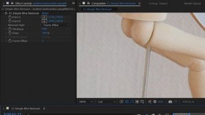 CC Simple Wire Removal | Effects of After Effects