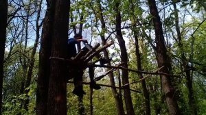 Дом на дереве своими руками / Часть 1 / Делаем оснавание / Дом на дереве.