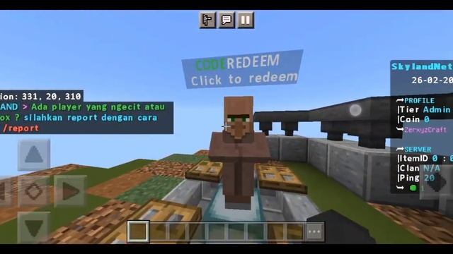 MINECRAFT SERVER SKYLAND NETWORK  VERSION 1.19.62