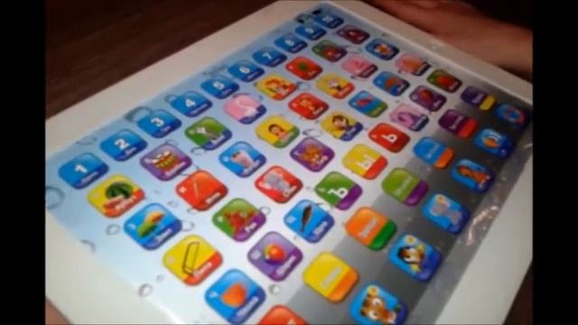Обзор детского планшета, изучение алфавита, учим слова смотреть онлайн