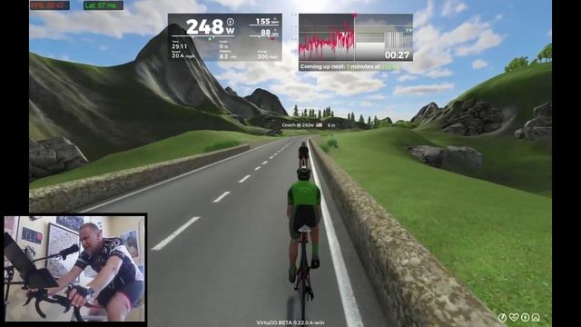 VirtuGO - Coach Mode Test #4 (Success!) Virtual Cycling смотреть онлайн