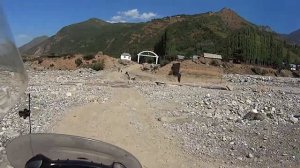 Ручьи и броды Памира на мотоцикле туристе BMW R1150RT. Памир-2018.