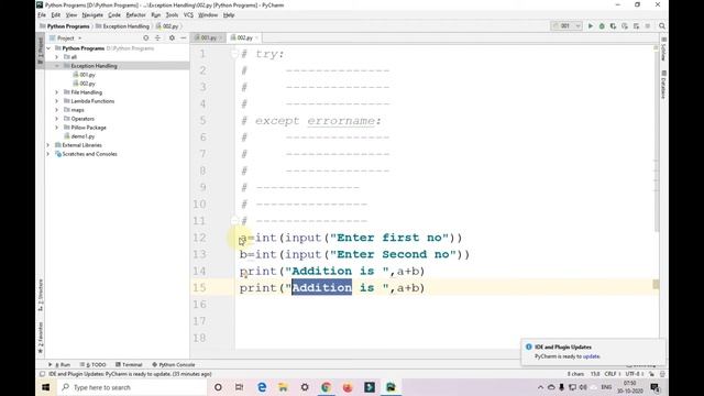 Exception Handling in Python Part 2| 111 Day code Challenge | Programming with Gautam