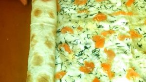 ЛАВАШ С КРАСНОЙ РЫБОЙ / Как сделать Ролл из лаваша?