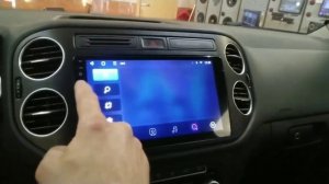 Volkswagen TIGUAN 1 магнитола UNISON A400 4+64Gb . Как установлена. Какой Функционал
