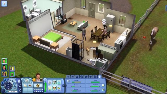 Lets Play The Sims 3 Pets Part 6: Haystack. смотреть онлайн