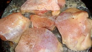 Курица в омлете в духовке