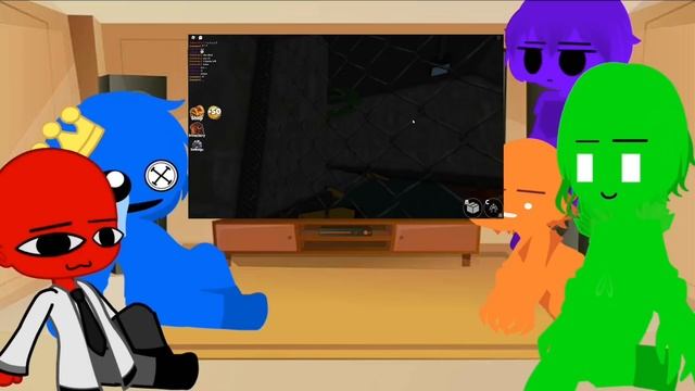 Rainbow Friends Reaction To Funny Moments Part 18 | Roblox Rainbow Friends Animation смотреть онлайн