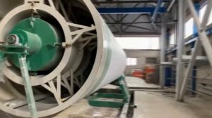 Установка намотки стеклопластиковых емкостей