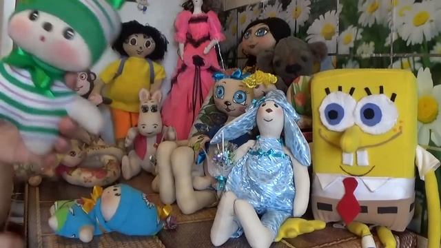 МОИ ИГРУШКИ РУЧНОЙ РАБОТЫ ( чердачная техника)