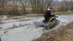 Can am Outlander 1000 xmr going deep