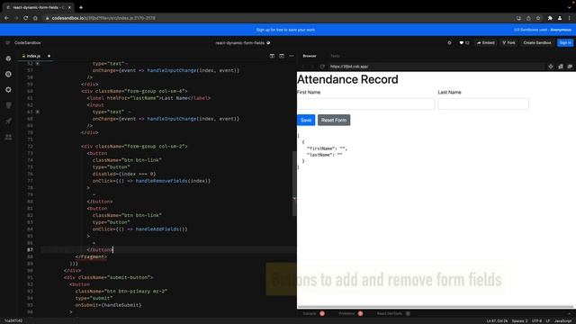 How to build dynamic forms in React