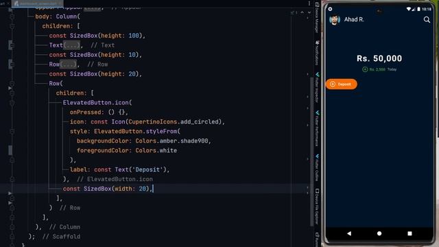 Custom Dashboard UI with Flutter | Flutter UI Design | Flutter Tutorials for beginners | Speed Code