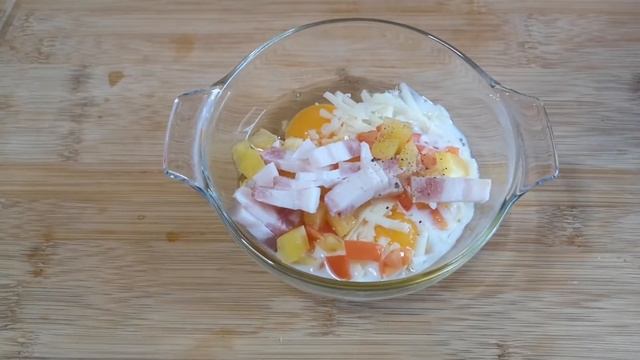 Рецепт вкусного завтрака за 4 минуты. Сможет приготовить даже ребенок!