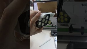 Уличный фонарь настенный светильник с датчиком движения -прожектор "Муляж камера видеонаблюдения"