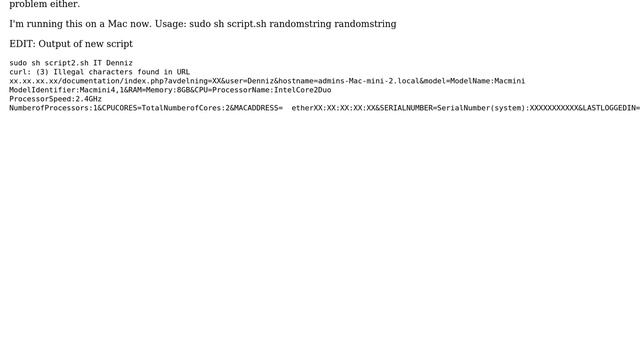 Unix & Linux: Curl a string with whitespaces and characters in it? смотреть онлайн