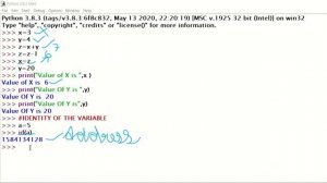 VARIABLES IN PYTHON ID & VALUE CONCEPT