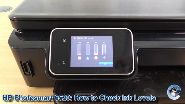 HP Photosmart 6520: How to Check Estimated Ink Levels смотреть онлайн