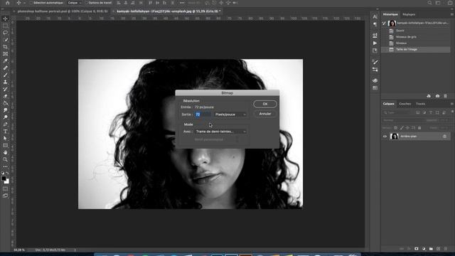 Tuto Photoshop : Effet Portrait Halftone !