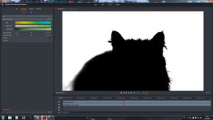 Удаление зеленого фона в Lightworks
