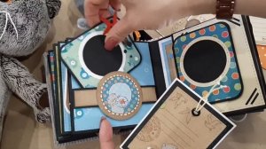 Скрапбукинг. Видео обзор альбомчика с котом Басиком.