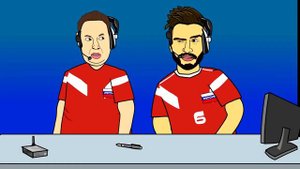 России-Египет 3:1 мульт игра (футбол)