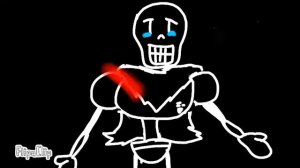 Animation test #1 papyrus genocide (undertale)