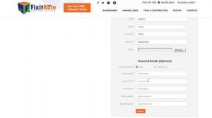 FixitRate Consumer Dashboard