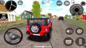 4x4 Mahindra Thar City Driving 😎 gadi wala game - Car Game Android Gameplay