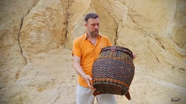Плетеный из ивы короб заплечный, пестерь, пехтерь, пайва, горбовик, пещур, рюкзак.