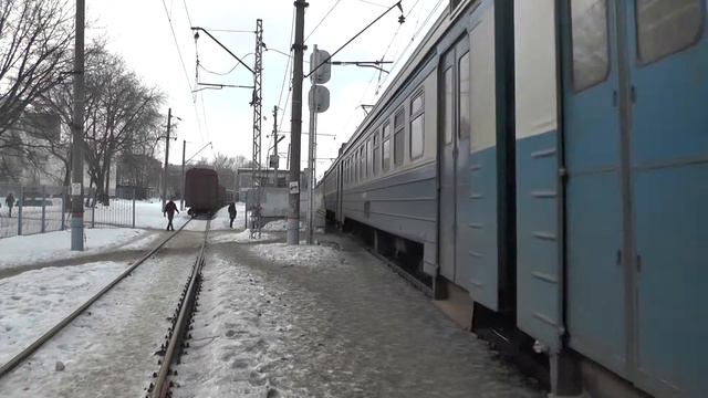Электропоезд ЭД4М-0224 станция Подлипки-Дачные