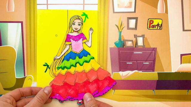 Paper Dolls Family Dress Up - Ladybug & Cat Noir Mother Daughter Family Handmade - Costumes Crafts смотреть онлайн