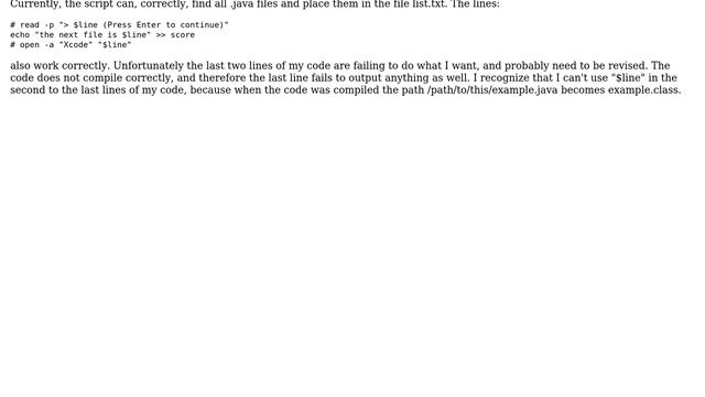 Teaching assistant bash script to automate the process of finding, compiling, and running .java... смотреть онлайн