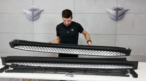 OEM SIDE STEPS MERCEDES GL X164 / PROGI BOCZNE OEM MERCEDES GL X164