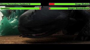 How To Train Your Dragon 2 Final Battle with healthbars (200K Subscribers Special)