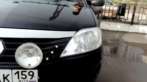 дхо в логан, и габариты с поворотами