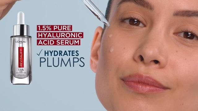 SKIN 101: HYALURONIC ACID SERUM BENEFITS BY L'OREAL PARIS смотреть онлайн