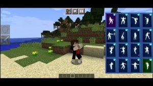 (MCPE) FORTNITE ТАНЦЫ ДЛЯ MINECRAFT PE