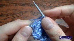 Оригинальный Узор АЖУРНЫЕ РОМБЫ. Вязание спицами - подробный видеоурок № 66