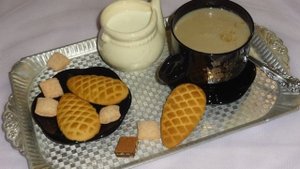 Напиток из цикория со сливками и корицей