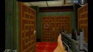 Die Hard: Vendetta GameCube Gameplay - Movie posters show