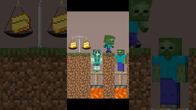 Minecraft Animation Let's Help Baby Zombie Save His Family #minecraft #minecraftanimation