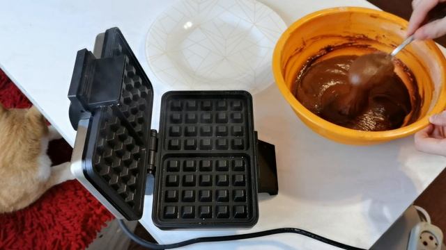 Венские вафли шоколадные | Рецепт хрустящих вафель без молока