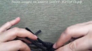 Вяжем ковер из полиэфирного шнура "Карусель" (полустолбики)