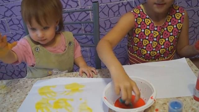 Учимся рисовать без кисточек .