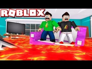 Roblox #17 The Floor Is LAVA! РОБЛОКС ПОЛ - ЭТО ЛАВА! ВИДЕОИГРА ОНЛАЙН! Dilurast GAME