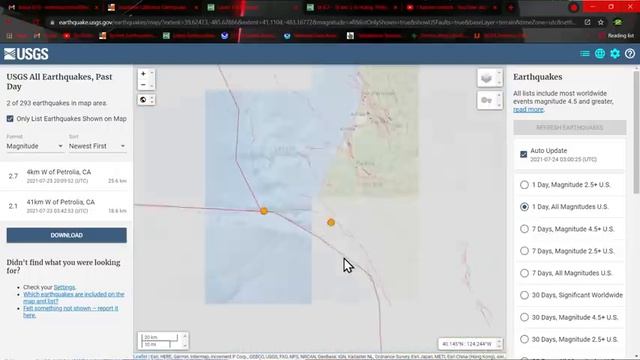 Monitoring the Cascadia Subduction Zone. Interesting tremor taking place.Earthquake update 7/23/202 смотреть онлайн
