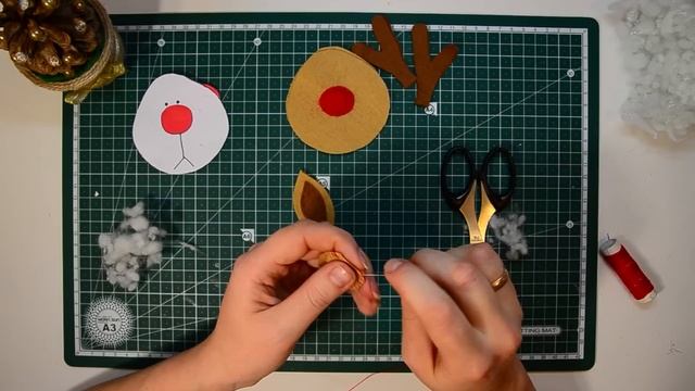 Елочная игрушка из фетра / Подготовка к Новому Году и Рождеству смотреть онлайн