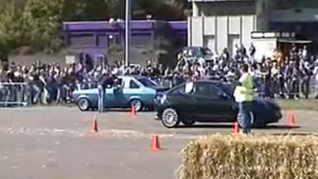 Ford Escort MK2 24V Cosworth on the dragstrip смотреть онлайн