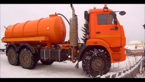 мастерство водителя ассенизаторской машины.